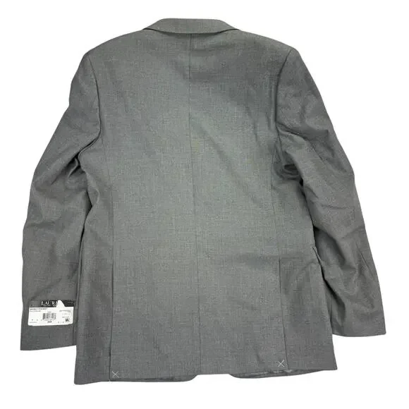 Lauren Ralph Lauren Boys UltraFlex Bloxbury Classic Fit Suit Jacket Gray 20R
